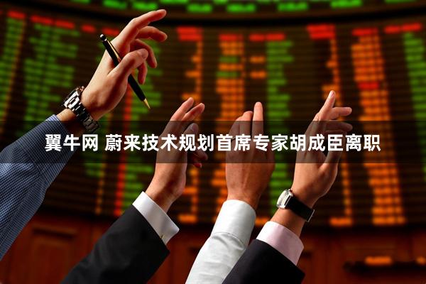 翼牛网 蔚来技术规划首席专家胡成臣离职