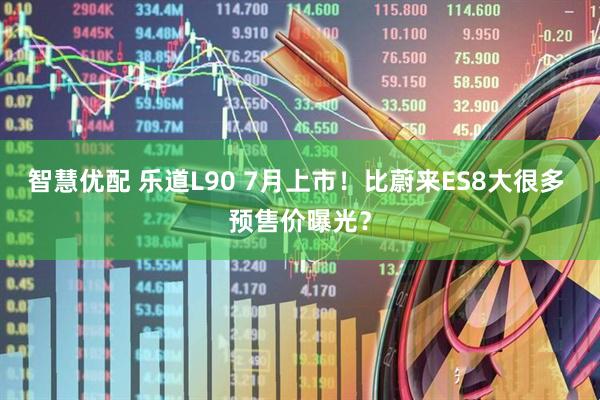 智慧优配 乐道L90 7月上市！比蔚来ES8大很多 预售价曝光？
