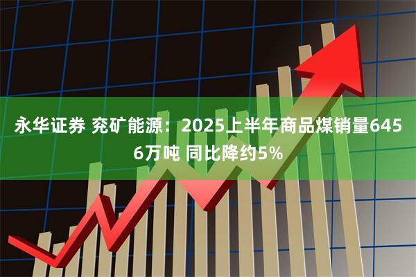 永华证券 兖矿能源：2025上半年商品煤销量6456万吨 同比降约5%